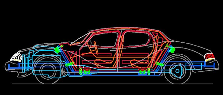 Sedan Assembly Drawing